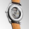 Montre Longines Master Collection Cadran Argenté "grain d'orge" Bracelet Alligator