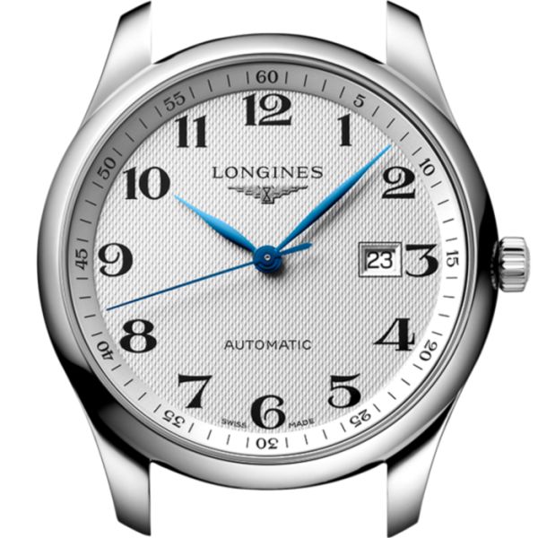 Montre Longines Master Collection Cadran Argenté "grain d'orge" Bracelet Alligator