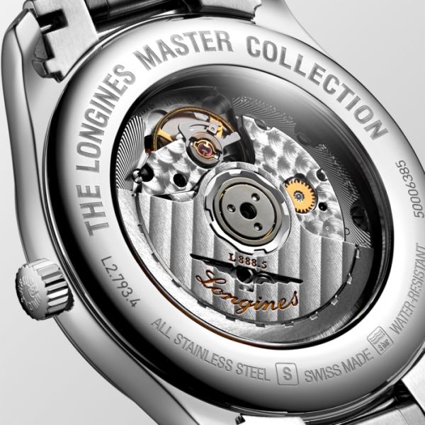 Montre Longines Master Collection Cadran Bleu soleillé Bracelet Acier
