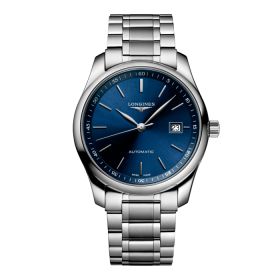 Montre Longines Master Collection Cadran Bleu soleillé Bracelet Acier