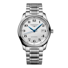 Montre Longines Master Collection Cadran Argenté "grain d'orge" Bracelet Acier