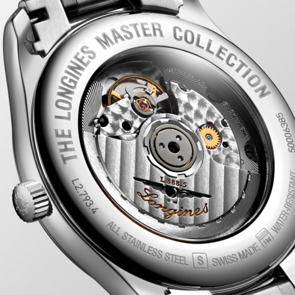 Montre Longines Master Collection Cadran Argenté "grain d'orge" Bracelet Acier