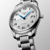Montre Longines Master Collection Cadran Argenté "grain d'orge" Bracelet Acier