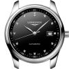 Montre Longines Master Collection Cadran Noir laqué poli Bracelet Acier