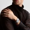 Montre Longines Master Collection Chronograph Cadran Argenté "grain d'orge" Bracelet Acier