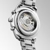 Montre Longines Master Collection Chronograph Cadran Argenté "grain d'orge" Bracelet Acier