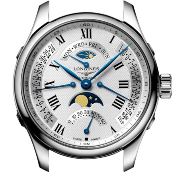 Montre Longines Master Collection Retrograde Cadran Argenté "grain d'orge" Bracelet Acier
