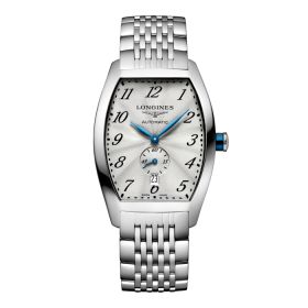 Montre Longines Evidenza Cadran Argenté "flinqué" Bracelet Acier