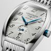 Montre Longines Evidenza Cadran Argenté "flinqué" Bracelet Acier