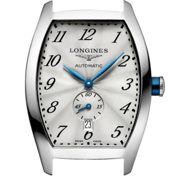 Montre Longines Evidenza Cadran Argenté "flinqué" Bracelet Acier