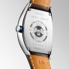 Montre Longines Evidenza Cadran Argenté "flinqué" Bracelet Alligator