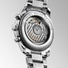 Montre Longines Master Collection Chronograph Cadran Argenté "grain d'orge" Bracelet Acier