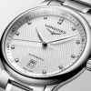 Montre Longines Master Collection Cadran Argenté "grain d'orge" Bracelet Acier
