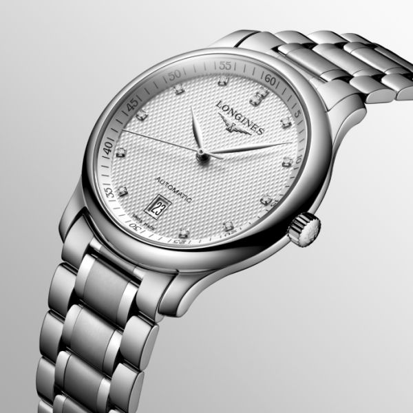 Montre Longines Master Collection Cadran Argenté "grain d'orge" Bracelet Acier