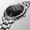 Montre Longines Master Collection Cadran Noir laqué poli Bracelet Acier