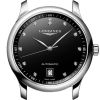 Montre Longines Master Collection Cadran Noir laqué poli Bracelet Acier