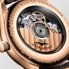 Montre Longines Master Collection Cadran Nacre blanche Bracelet Alligator