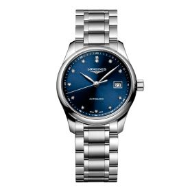 Montre Longines Master Collection Cadran Bleu soleillé Bracelet Acier