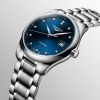 Montre Longines Master Collection Cadran Bleu soleillé Bracelet Acier