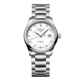 Montre Longines Master Collection Cadran Nacre blanche Bracelet Acier
