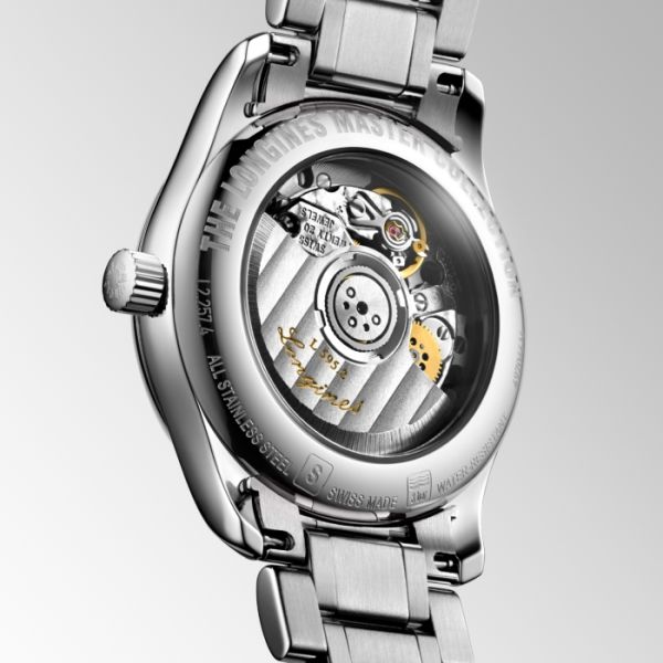 Montre Longines Master Collection Cadran Nacre blanche Bracelet Acier