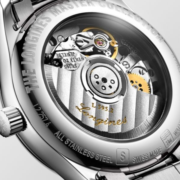Montre Longines Master Collection Cadran Nacre blanche Bracelet Acier