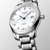 Montre Longines Master Collection Cadran Nacre blanche Bracelet Acier