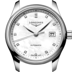 Montre Longines Master Collection Cadran Nacre blanche Bracelet Acier