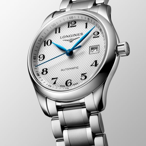 Montre Longines Master Collection Cadran Argenté "grain d'orge" Bracelet Acier