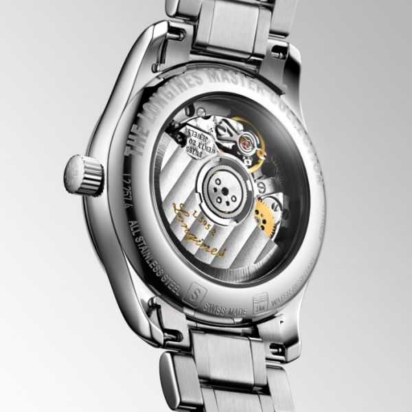 Montre Longines Master Collection Cadran Argenté "grain d'orge" Bracelet Acier