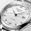 Montre Longines Master Collection Cadran Argenté "grain d'orge" Bracelet Acier