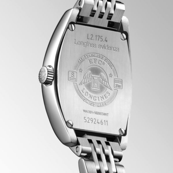 Montre Longines Evidenza Cadran Argenté Bracelet Acier