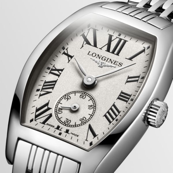 Montre Longines Evidenza Cadran Argenté Bracelet Acier