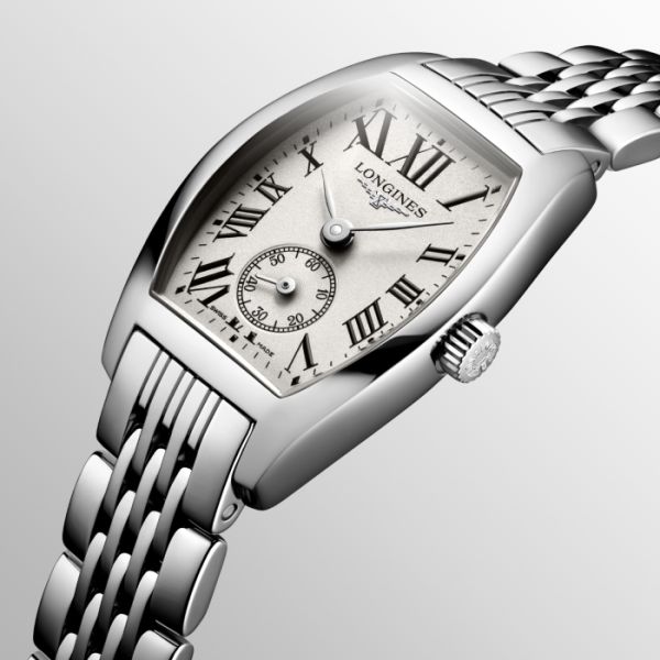 Montre Longines Evidenza Cadran Argenté Bracelet Acier