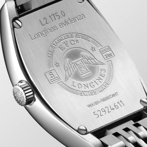 Montre Longines Evidenza Cadran Argenté Bracelet Acier