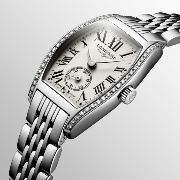Montre Longines Evidenza Cadran Argenté Bracelet Acier