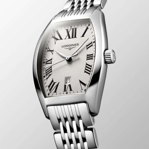 Montre Longines Evidenza Cadran Argenté Bracelet Acier