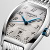 Montre Longines Evidenza Cadran Argenté "flinqué" Bracelet Acier