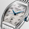 Montre Longines Evidenza Cadran Argenté "flinqué" Bracelet Acier