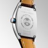 Montre Longines Evidenza Cadran Argenté "flinqué" Bracelet Alligator