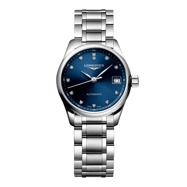 Montre Longines Master Collection Cadran Bleu soleillé Bracelet Acier