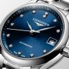 Montre Longines Master Collection Cadran Bleu soleillé Bracelet Acier