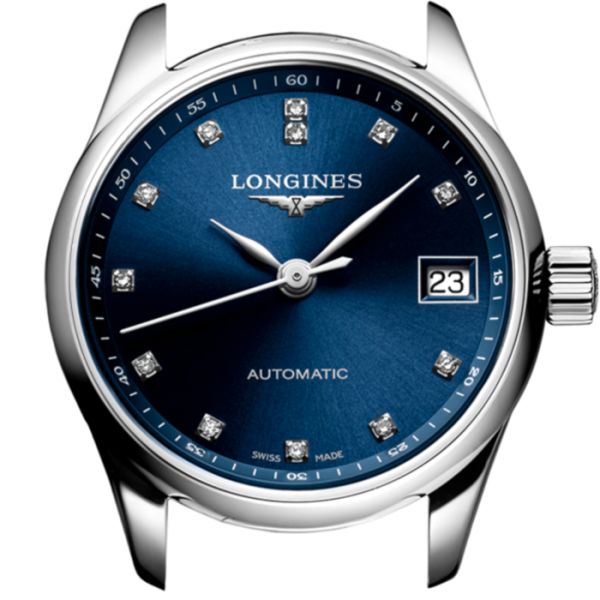 Montre Longines Master Collection Cadran Bleu soleillé Bracelet Acier