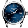 Montre Longines Master Collection Cadran Bleu soleillé Bracelet Acier
