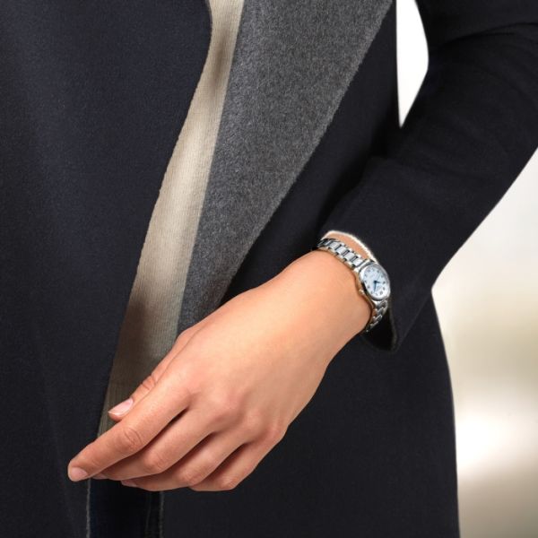 Montre Longines Master Collection Cadran Argenté "grain d'orge" Bracelet Acier