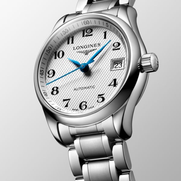 Montre Longines Master Collection Cadran Argenté "grain d'orge" Bracelet Acier