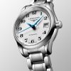 Montre Longines Master Collection Cadran Argenté "grain d'orge" Bracelet Acier