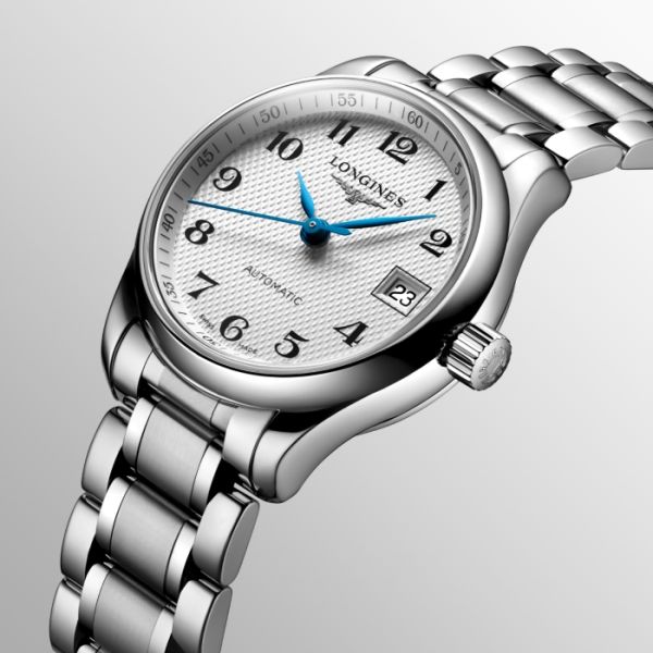 Montre Longines Master Collection Cadran Argenté "grain d'orge" Bracelet Acier