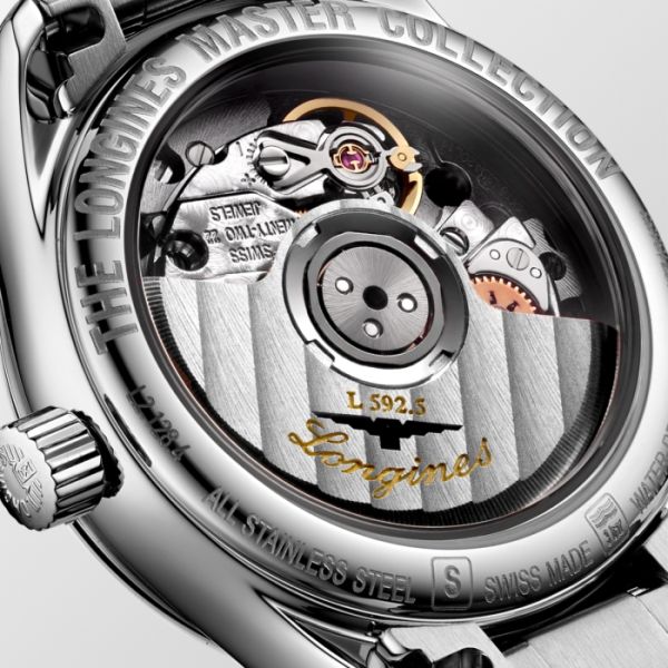 Montre Longines Master Collection Cadran Argenté "grain d'orge" Bracelet Acier