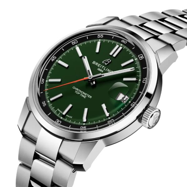 Montre Breitling Top Time B31 Cadran Vert Bracelet Acier